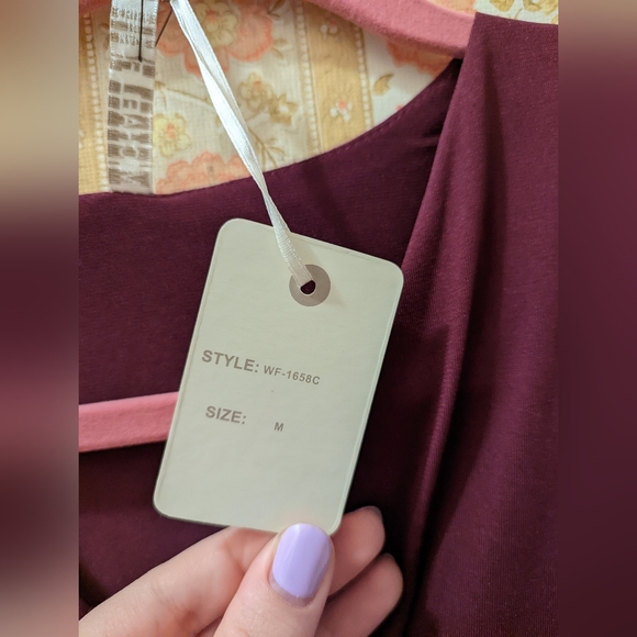 NWT Michael F. Formal Blouse Sz M - Picture 5 of 7